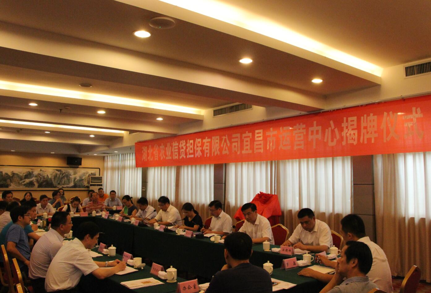 省农担公司宜昌市运营中心正式成立