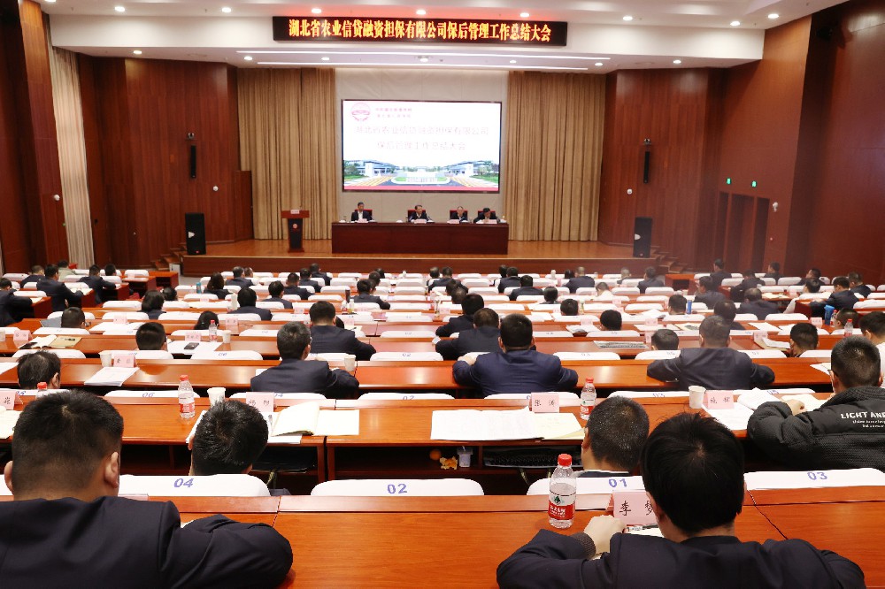 湖北省农业信贷融资担保有限公司召开保后管理工作总结会