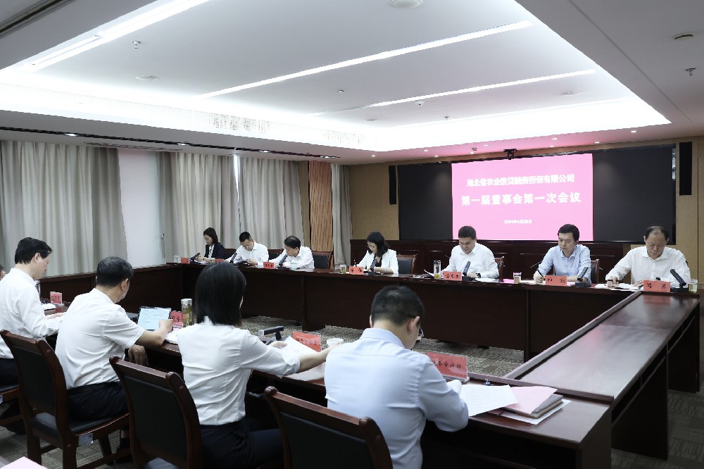 省农担公司召开第一届董事会第一次会议