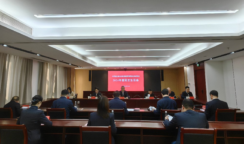 省农担公司党委召开2024年度民主生活会