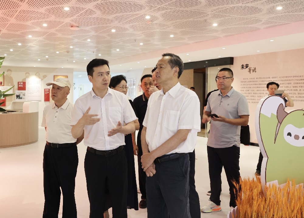 省乡村发展协会到访省农担公司