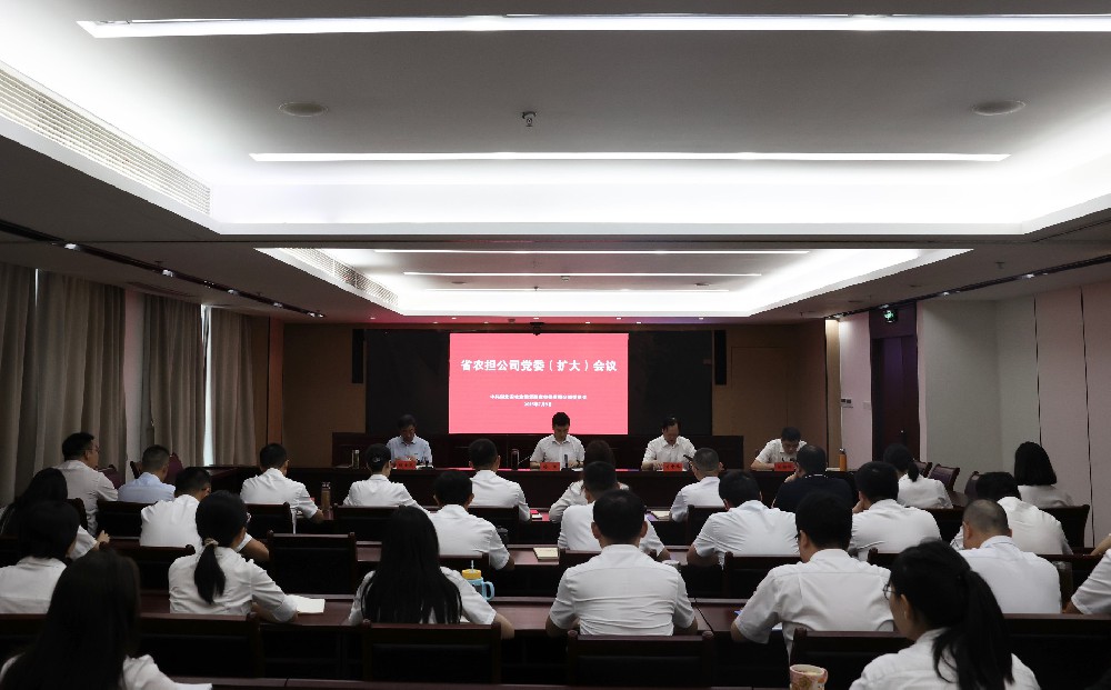 省农担公司召开党委（扩大）会议 部署学习教育“回头看”工作