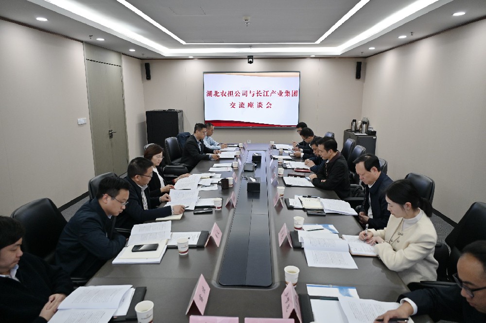湖北农担公司与长江产业集团座谈交流