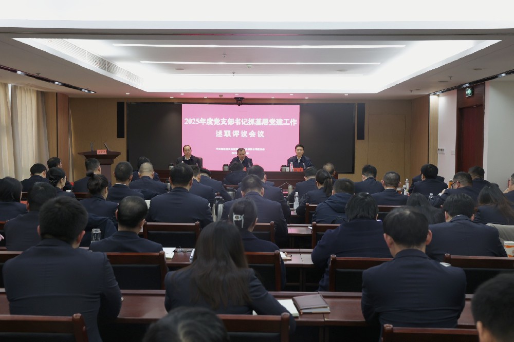 省农担公司党委召开2025年度党支部书记抓基层党建工作述职评议会